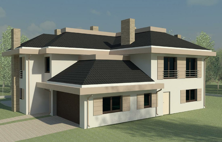 Pracownia TBA - Dom w Jabłonnej - koncepcja