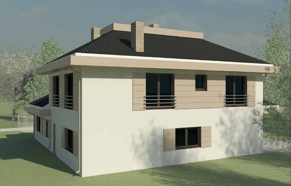 Pracownia TBA - Dom w Jabłonnej - koncepcja