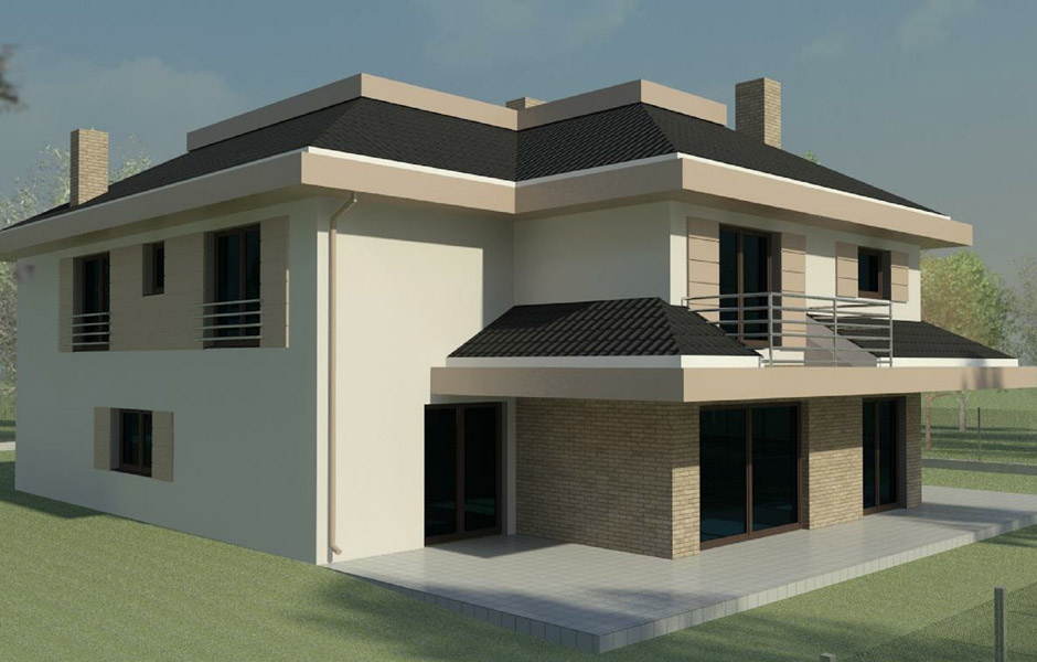 Pracownia TBA - Dom w Jabłonnej - koncepcja