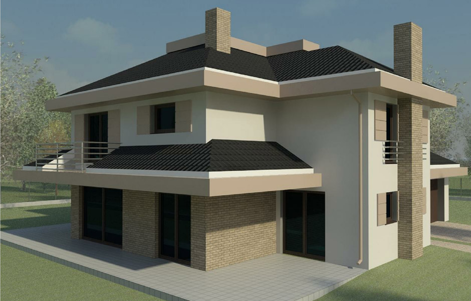 Pracownia TBA - Dom w Jabłonnej - koncepcja